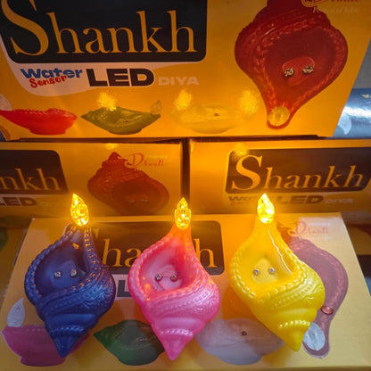 Shankh Water Sensor Diya
